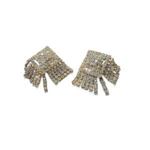 Vintage Crystal Shoe Clips